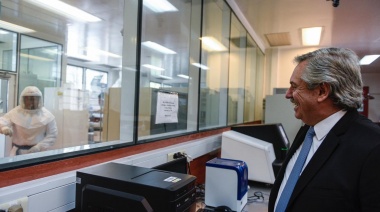 El presidente visitó el Instituto Malbrán