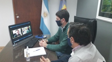 Ayacucho: el intendente evaluó obras en ejecución junto con el ministro de Infraestructura