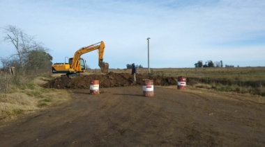 Tandil reforzó los cortes en caminos rurales que conectan con Ayacucho