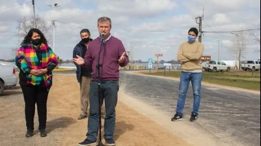 Monte: el intendente inauguró la obra de repavimentación de la Avenida Raúl Basualdo