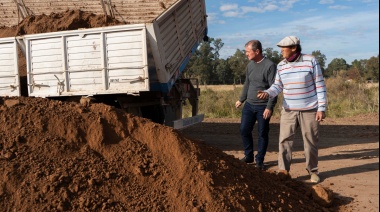 Monte: comenzaron las obras de mejoras en el inicio de la Ruta 20