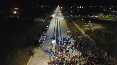 Maipú: inauguraron las obras en la Avenida Ayacucho