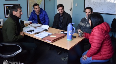 Lezama: el intendente Harispe recibió a funcionario provincial