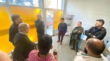 Balcarce: el precandidato a diputado de Santilli, Matías Civale, mantuvo un encuentro con dirigentes locales