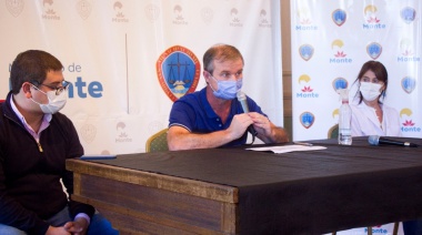 Monte: en conferencia de prensa, el intendente Castro solicitó a los vecinos extremar los cuidados