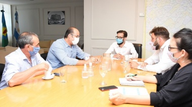 El intendente Olivera y el senador Bozzano se reunieron con el ministro de infraestructura provincial