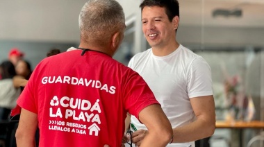 La Costa: Cardozo se reunió con guardavidas del Operativo de Seguridad en Playa