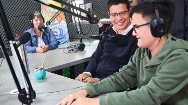 Cardozo compartió el inicio del Taller Municipal de Radio de las Escuelas Especiales de La Costa