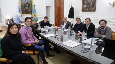Kicillof, Iparraguirre y Lunghi se reunieron para avanzar en el proyecto del predio Sans Souci