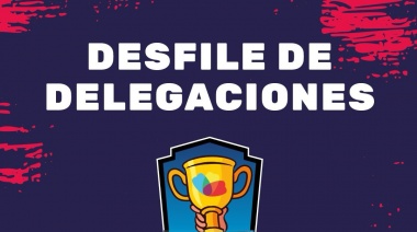 Comienza la Copa Nacional Las Flores "Tino Costa" con el desfile de delegaciones