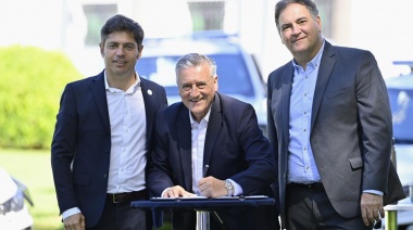 Las Flores: el intendente Gelené firmó el convenio de adhesión al nuevo fondo provincial de fortalecimiento de la seguridad