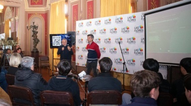Gelené presentó "IDE Las Flores", la herramienta digital que permite el acceso a distintos datos e información del partido
