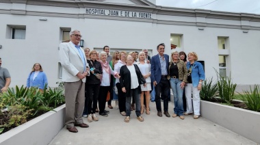 General Belgrano: Dinapoli y Katopodis pusieron en funcionamiento las nuevas instalaciones del Hospital