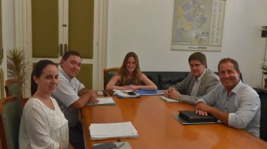 San Cayetano: Gargaglione fue recibido por funcionarios bonaerenses
