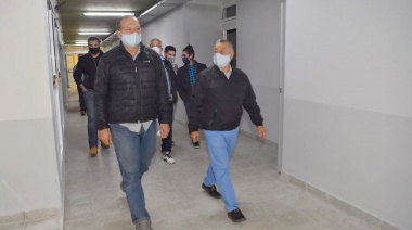 El ministro Berni pasó por Las Flores y San Miguel del Monte
