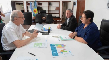 Pila: Walker se reunió con el ministro de Salud provincial