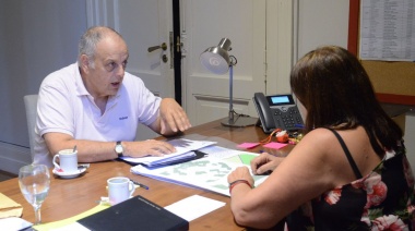 General Lavalle: el jefe comunal trató diferentes temas locales con la ministra de Gobierno, Teresa García