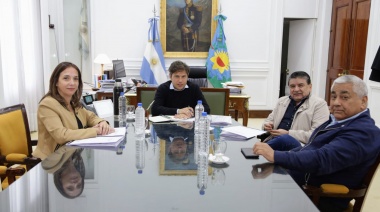 El gobernador Kicillof recibió a autoridades del Partido Fe y UATRE
