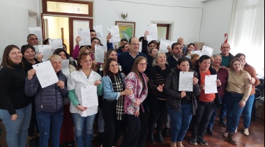 Tordillo: anuncian el pase a planta de trabajadores municipales