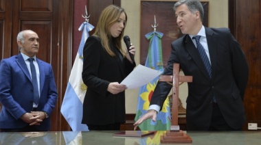 Vidal le tomó juramento a Damián Bonari como ministro de Economía
