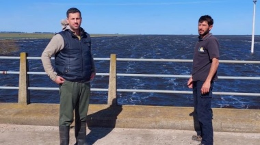 Pila: Walker recorrió la zona afectada por la lluvia