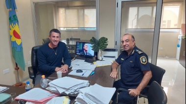 Pila: encuentro del intendente Walker con autoridad policial para coordinar acciones en materia de seguridad