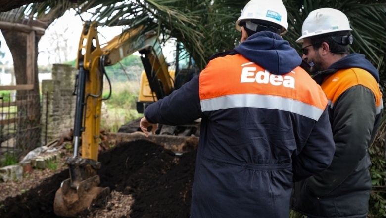 Acantilados: EDEA ejecuta una importante obra para mejorar el abastecimiento en Mar del Plata