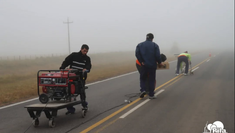 Pila: trabajo en conjunto con la Provincia para la demarcación y señalética de los accesos a la ciudad