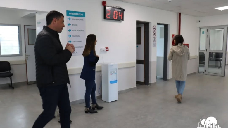 Pila: recorrida del intendente Walker por las instalaciones del Caps