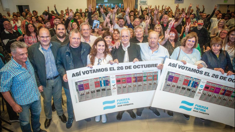 Camino al 26 de octubre: Taiana y López encabezaron acto en Mar Chiquita