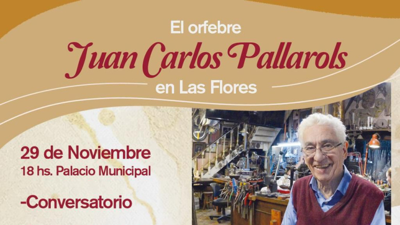El orfebre Juan Carlos Pallarols visita Las Flores