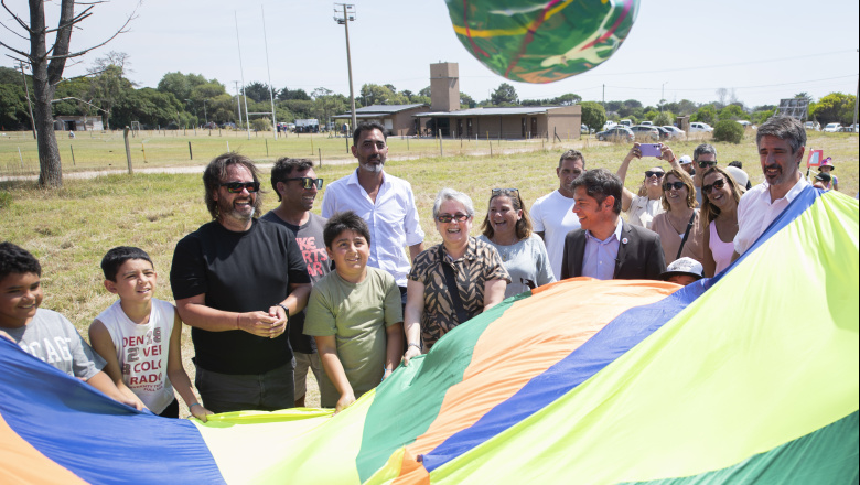 Con la presencia de Kicillof, se dio inicio al programa Escuelas Abiertas en Verano
