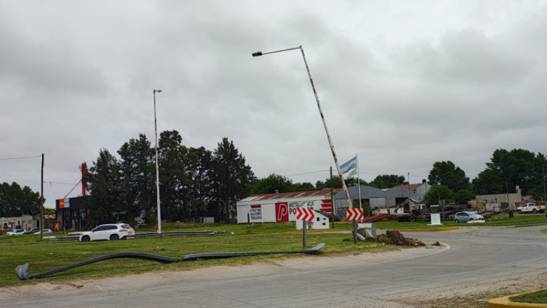 General Belgrano: graves choques automovilísticos sobre rotonda de acceso ubicada en la Ruta 41