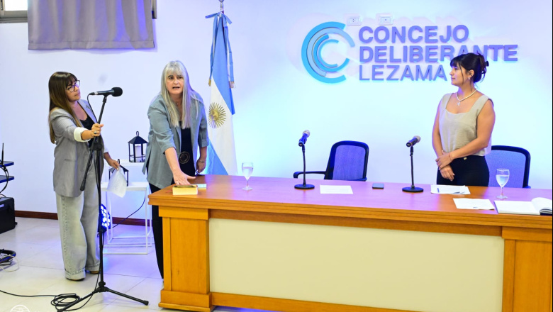Lezama: Mongay asumió formalmente la intendencia y se transforma en la primera mujer en gobernar el distrito