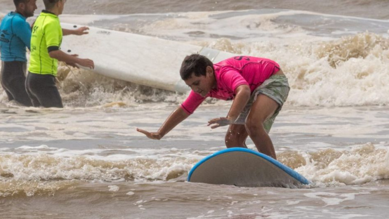 La Costa volvió a ser sede de la primera fecha del Circuito Argentino de Surf Adaptado 2026