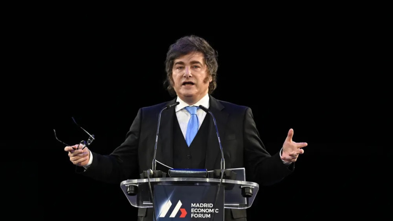 En Madrid, Milei ratificó su alineamiento con Trump y criticó al socialismo