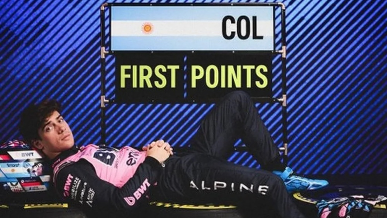 ¡Vamos, Nene!  Gran carrera de Colapinto en China: llegó décimo y sumó puntos por primera vez en Alpine