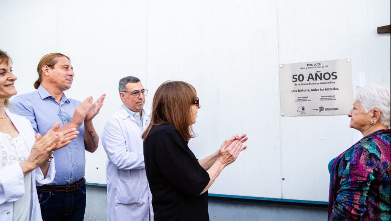 Las Flores: el Municipio acompañó la actividad realizada en el hospital a 50° años del golpe de Estado