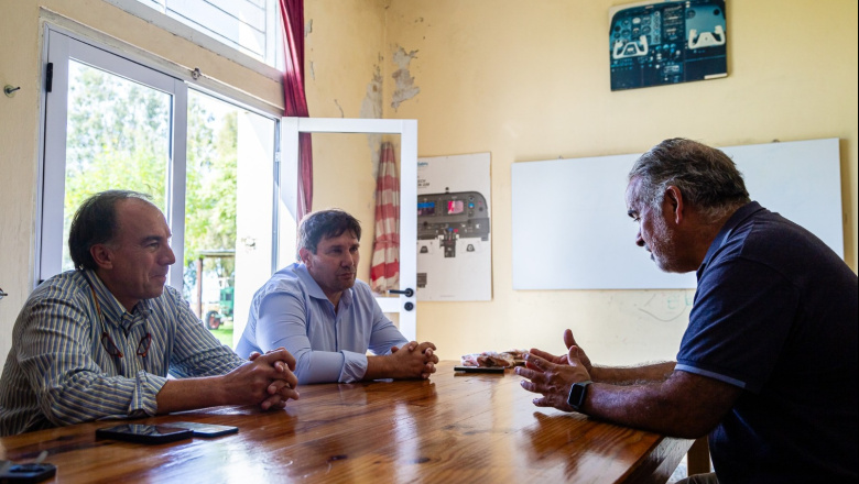 Autoridades municipales y provinciales articulan acciones para el aeródromo de Las Flores
