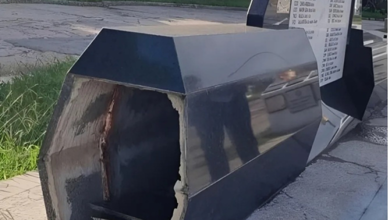 Vandalizaron el memorial en honor a los tripulantes del ARA San Juan en Mar del Plata