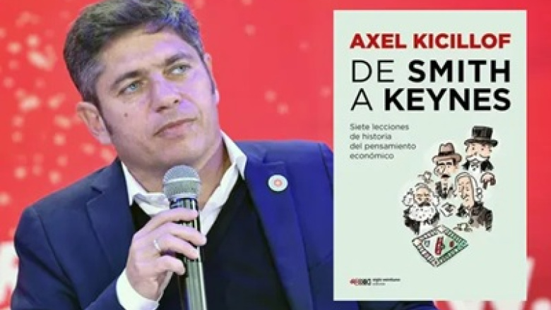 Axel Kicillof presenta "De Smith a Keynes", su nuevo libro en la Feria del Libro