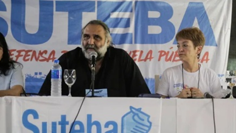 Sin Roberto Baradel, la lista oficialista ganó las elecciones en SUTEBA, el principal gremio docente de la Provincia
