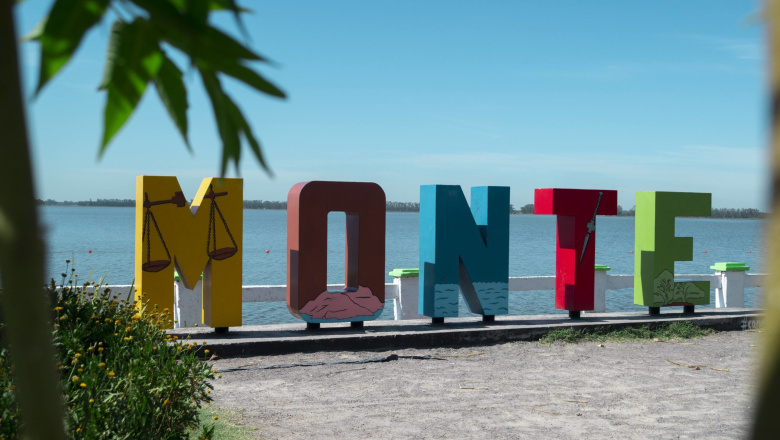 Importante obra en la laguna de Monte: avanzan los primeros metros de hormigonado
