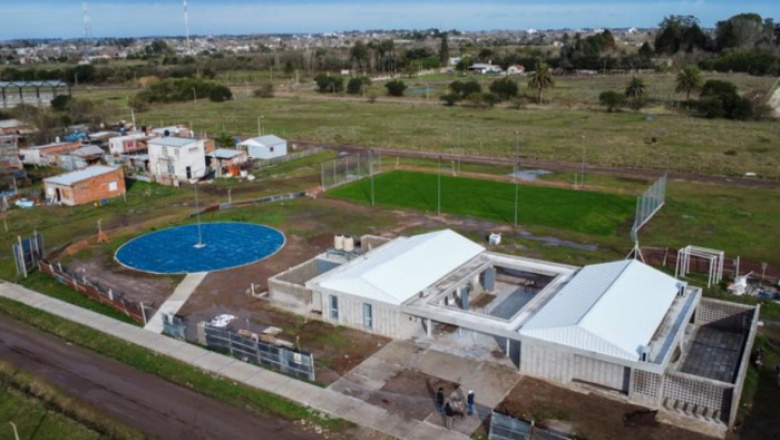 Avanza la obra de un espacio comunitario en Chascomús