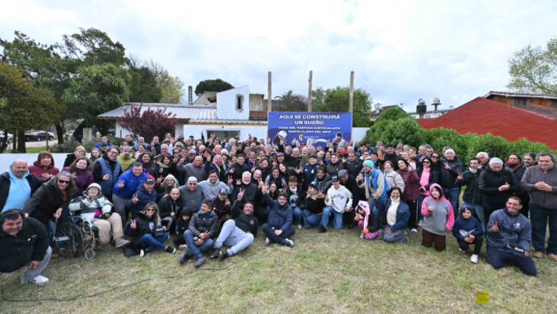 El PJ Mar Chiquita presentó el terreno donde construirá su sede en Santa Clara del Mar