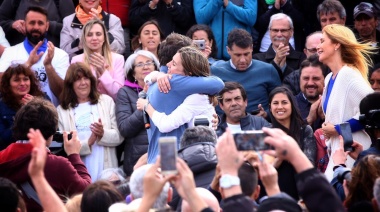 Kicillof visitó distritos de la quinta sección