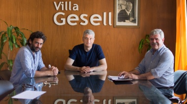 Villa Gesell: el intendente recibió en su despacho al titular del concejo deliberante