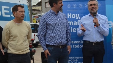 Miramar:  Ianantuony y Vanoli participaron de actividades del "Operativo Verano" de ANSES