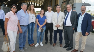 Tandil: el ministro Costa y el intendente Lunghi realizaron recorrida por empresas del Parque Industrial