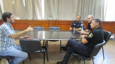 Ayacucho: el intendente evaluó el estado de situación junto con autoridades policiales